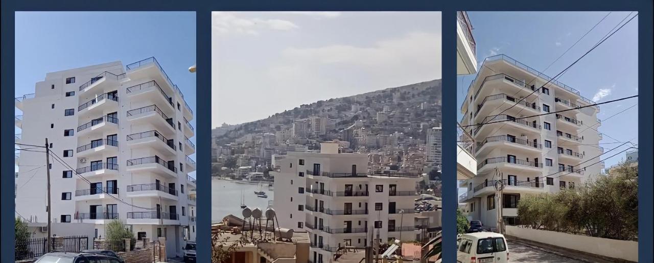 Blissful Apartments Sarande Bagian luar foto