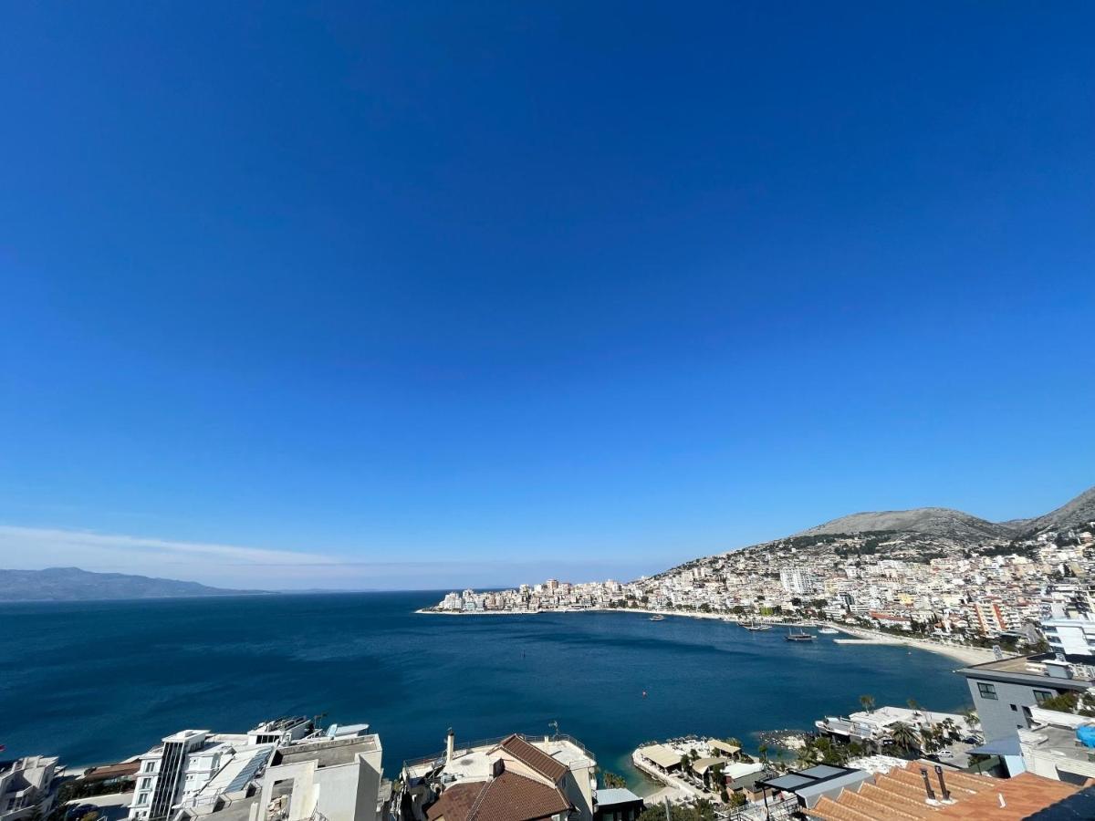 Blissful Apartments Sarande Bagian luar foto