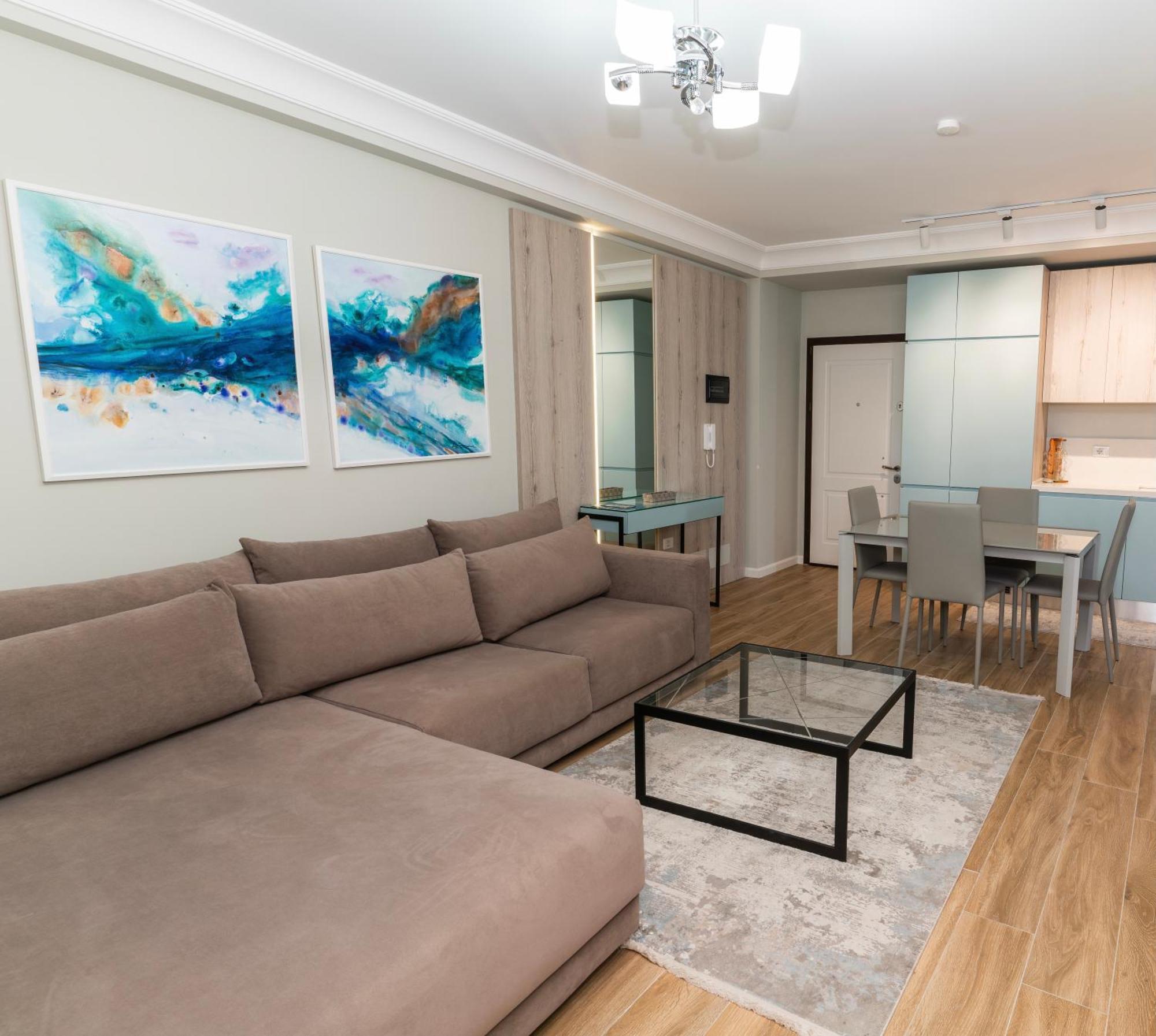 Blissful Apartments Sarande Bagian luar foto