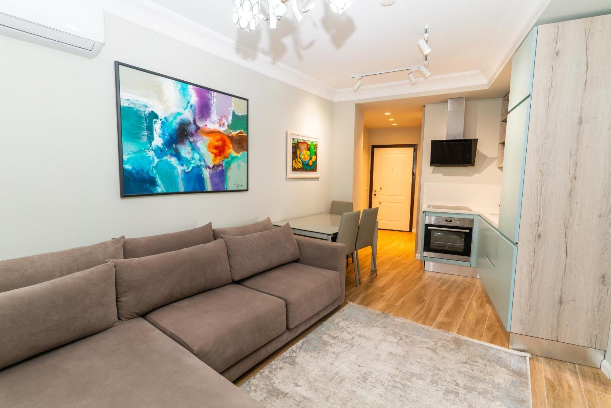 Blissful Apartments Sarande Bagian luar foto