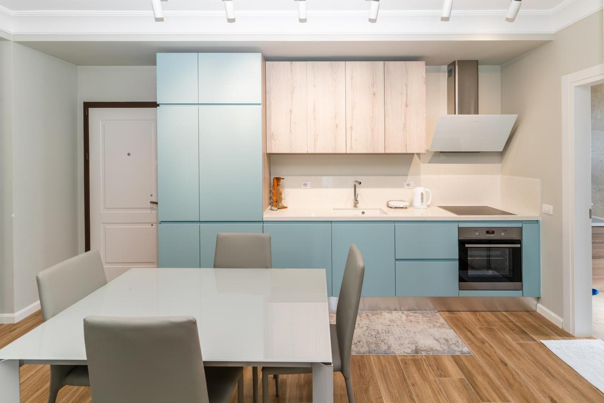 Blissful Apartments Sarande Bagian luar foto