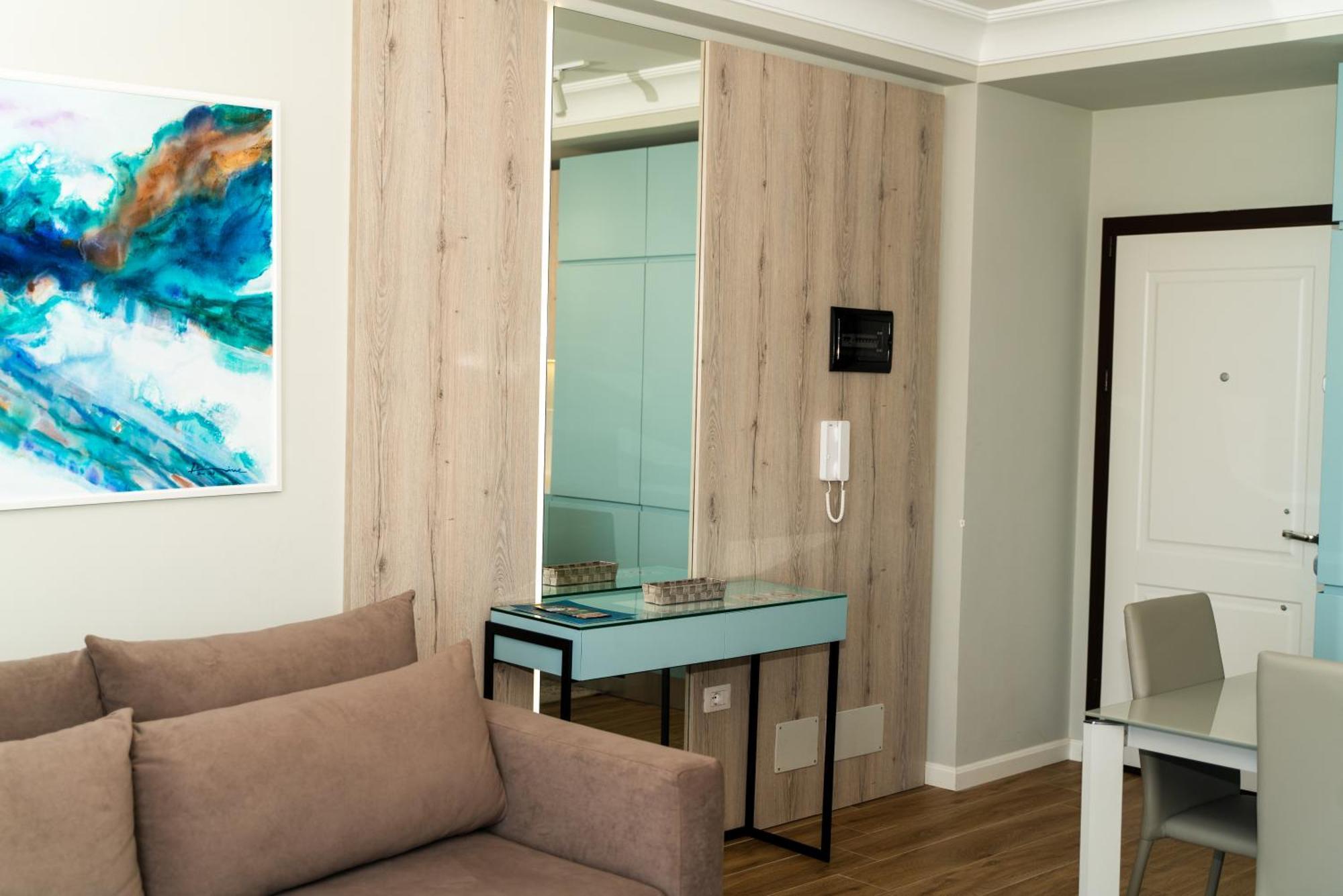 Blissful Apartments Sarande Bagian luar foto